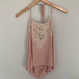 Lace Halter Top